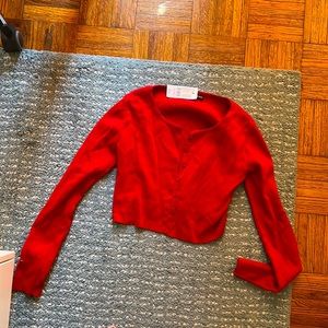 red brandy melville sweater